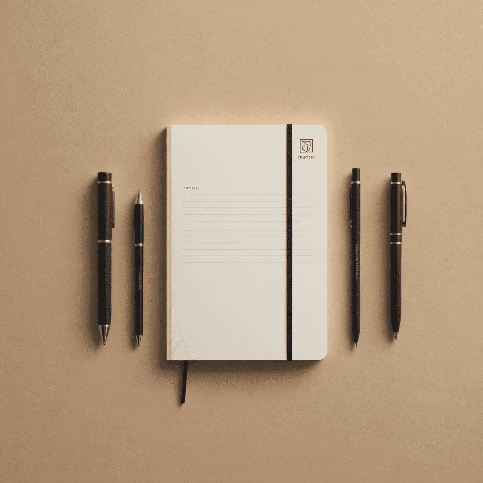 notsai logo - a minimalist design featuring a stylized notebook with a smart pen