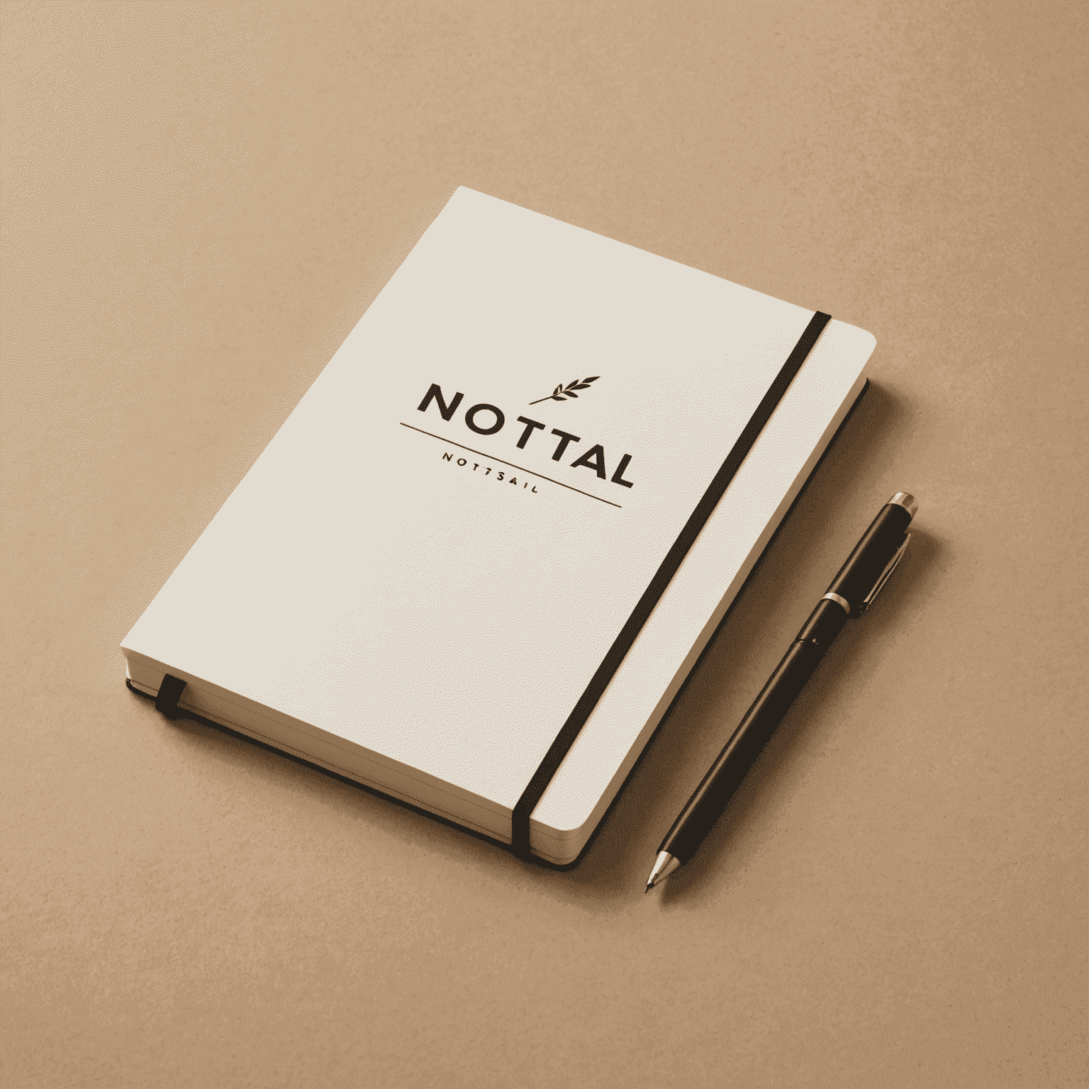 notsai logo - a minimalist design featuring a stylized notebook with a smart pen